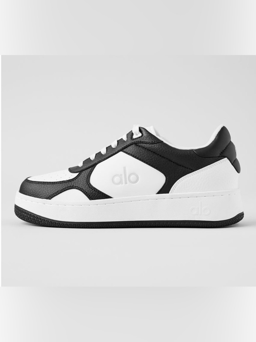 ALO Yoga Black & White Men’s Low-Top Sneakers